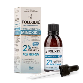 Folixidil 2% Фоликсидил 2% 60мл миноксидин от выпадения волос облысения для быстрого роста волос