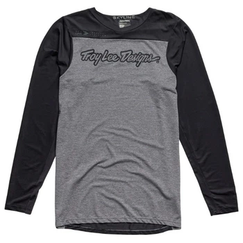 Велоджерси Troy Lee Designs Skyline LS Jersey Signature Grey Black S (1106-341917002)