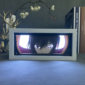 Светильник многослойный ночник 3D с эффектом аниме Код Гиас Лелуш Code Geass Lelouch на пульте управления 20 см NL3D CG L