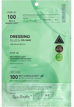 Двухэтапная укрепляющая гидрогелевая маска с ретинолом - VT Cosmetics Reedle Shot Reti-A Reedle Shot 100 2 Step Hydrogel Mask 4шт (1462085-43873981)