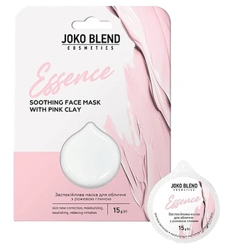 Успокаивающая маска для лица с розовой глиной - Joko Blend Essence Soothing Face Mask 15g (1467904-35308681)