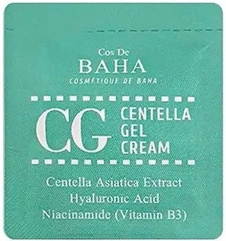 Гель-крем для лица с центеллой - Cos De BAHA Centella Gel Cream (пробник) 1.5ml (1367830-17007393)