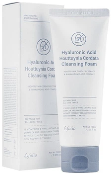 Очищаюча пінка вмивання з гіалуроновою кислотою - Esfolio Hyaluronic Acid Houttuynia Cordata Cleansing Foam 100ml (1102223-33982499)