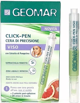 Карандаш восковый для депиляци лица с экстрактом грейпфрута - Geomar Depilatory Wax Click Pen 3.6ml (1140536-35033257)