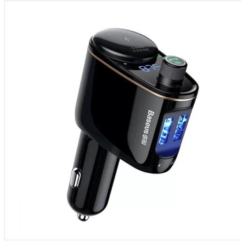 Автомобильное ЗУ Baseus FM Launcher Locomotive 10W 2USB Black