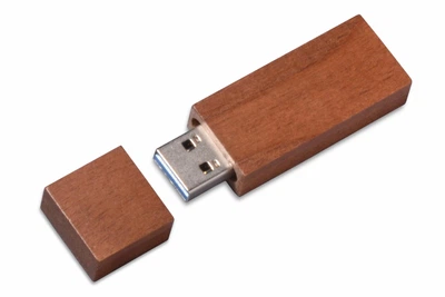 Флеш память USB-накопитель (32 GB) деревяная
