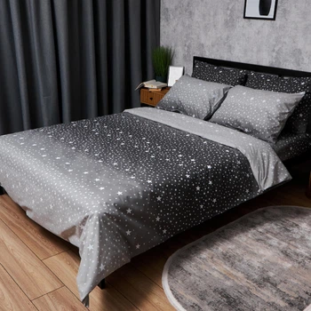Пододеяльник Moon&Star Бязь Gold Люкс Night Sky Двуспальная 175 x 210 см (MS-870000687)
