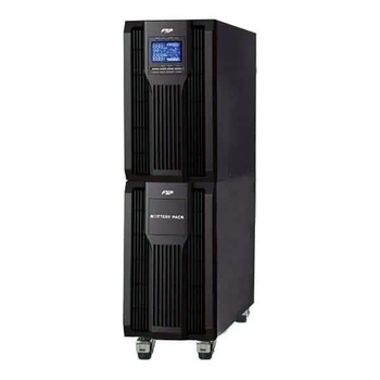 Джерело безперебійного живлення FSP Champ 10 kVA, Tower, Schuko (CH-1110TS), 10000VA/9000W, Online (PPF90A0802)