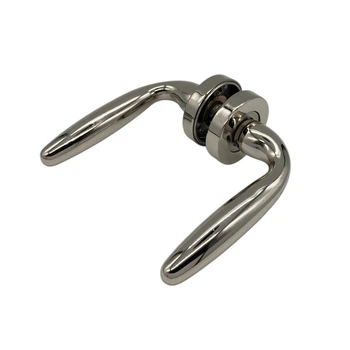 Ручка для дверей на розете Sofuoglu Mimoza Nikel/Satin с накладками под цилиндр