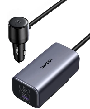 Автомобильное зарядное устройство UGREEN 130W Fast Charger 4-Port USB