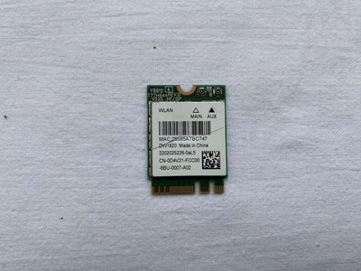 Wi-Fi-модуль DW1820 Qualcomm Atheros QCNFA344A знятий з ноутбука Dell Latitude 3570 б/в