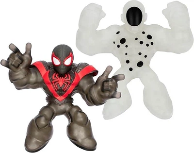 Набор фигурок Гуджитсу Марвел Майлз Heroes of Goo Jit Zu GLOW SURGE Marvel Miles Morales Vs The Spot