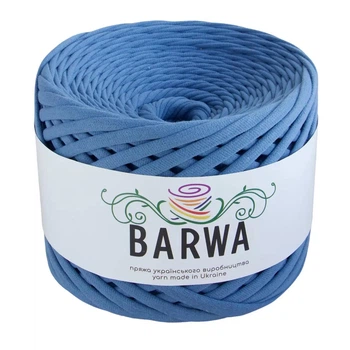 Трикотажная пряжа BARWA, 7-9 мм, Деним