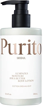 Лосьон для тела увлажняющий с маслом ши - Purito Seoul Luminous Moisture Shea Butter Body Lotion Cotton Dreamlight 300ml (1271618-711723330-2)