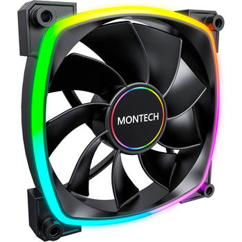 Кулер для корпуса MONTECH RX140 PWM BLACK (m461088)