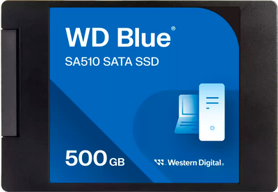SSD диск Western Digital Blue SA510 500GB 2.5" SATAIII 3D NAND TLC (WDS500G3B0A)