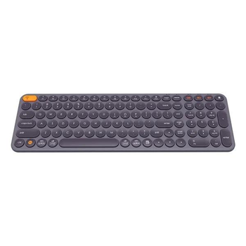 Клавиатура беспроводная Бесшумная Baseus K01B Wireless Tri-Mode Keyboard 2.4G/BT1+BT2 2xAAA Battery 104 клавиши Черный