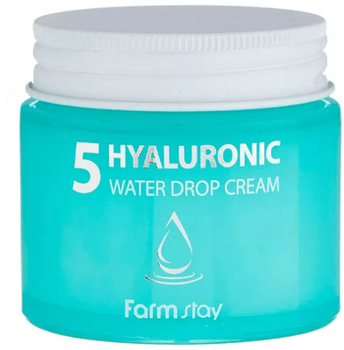 Крем для обличчя FarmStay Hyaluronic 5 Water Drop зволожувальний 80 мл (8809480772559)