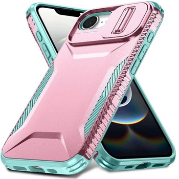 Защитный чехол UniCase Shuttle Guard для iPhone 17e / 16e - Pink / Grey