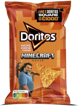Кукурузные чипсы Тортилья DORITOS The Minecraft Movie начос со вкусом сыра Nacho Cheese 100 г