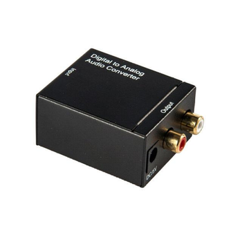 ЦАП Аудио конвертер декодер звука цифрового spdif optical coaxial в аналоговый 2.0 переходник с оптического аудиовыхода на тюльпаны (772971)