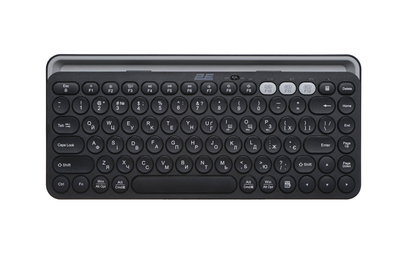 Клавиатура мембранная 2E KS250 беспроводная Plug and Play Черный/Серый (2E-KS250WBK_UA)