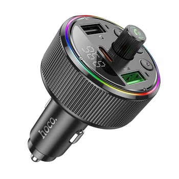 Автомобільний FM-трансмітер HOCO E82 Guerrero PD 30 Вт QC3.0 2×USB 30 Вт (2B70455A7711)