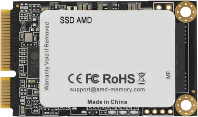 SSD диск AMD Radeon R3 256GB mSATA SATA III 3D NAND TLC (R3MS0256G5)