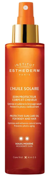 Сонцезахисний спрей для тіла та волосся Institut Esthederm L'Huile Solaire для помірного засмаги 150 мл (3461020002462)