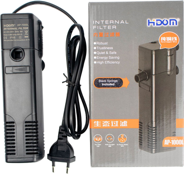 Фильтр погружной Hidom AP-1000L 8 Вт 80 л (6945175410411)