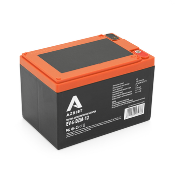 Тяговая аккумуляторная батарея AGM AZBIST 6-DZM-12, 12V 12Ah M5 (151х98х101 мм) Black Q3