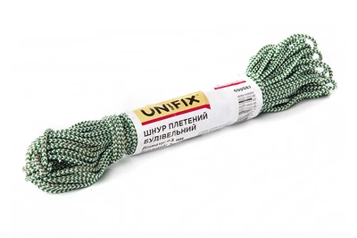 Веревка плетеная Unifix 2мм x 20м строительная (699584)