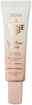 Тональный крем Hean Tone Up Light Cream SPF15 тон 01 Light 30 мл (5907474400969)