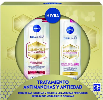 Набір по догляду за обличчям Nivea Cellular Lumious Крем від пігментних плям 40 мл + Сироватка 30 мл (8412300052467)