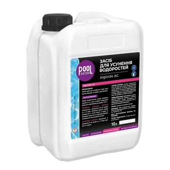 Альгицид Algicide AC 10л Poolman — концентрированное жидкое средство для удаления водорослей