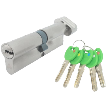 Циліндр (серцевина замка) ZINK М80 (40Т*40) SN PLK KEDR