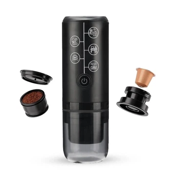 ICafilas Travel Espresso Maker беспроводная портативная кофеварка 2 в 1 Черная (059FCBCEF4BC)