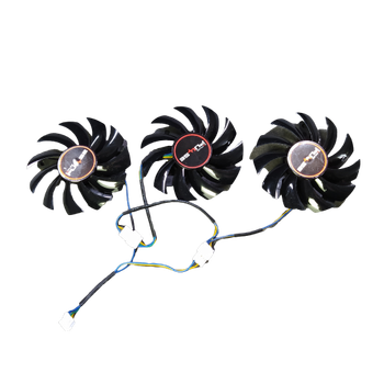 Вентилятор (кулер) NTK 35859 для відеокарти Sapphire RX 5600 XT Pulse Pro комплект 3шт (FDC10H12D9-C)