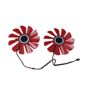 Вентилятор (кулер) First D 32201 для відеокарти XFX R9, RX 570-580 комплект 2шт (FDC10U12S9-C)
