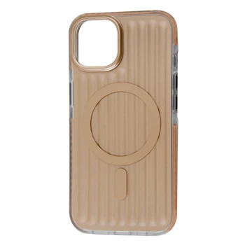 Чохол Fibra ridge with MagSafe для Apple iPhone 13 14 Gold