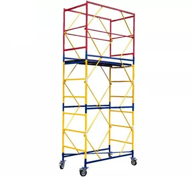 Вишка-тура VIRASTAR КОМПАКТ-М 2+1 (4 м, 0.8x1.7 м) з полегшеною базою (25667)