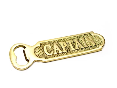 Открывашка для бутылок бронза Captain