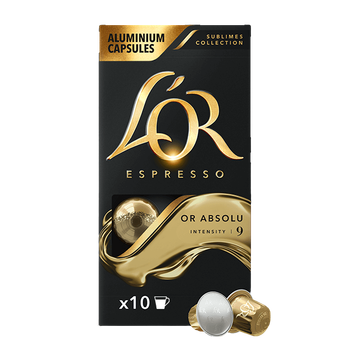 Кофе в капсулах Nespresso L'OR Espresso Or Absolu 10 шт