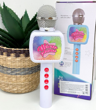 Мікрофон дитячий OBY-toys 26 см Bluetooth підсвічування на батарейці