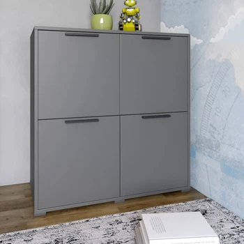 Тумба Lion Краш 82x43x86 см Антрацит (LION-041753)