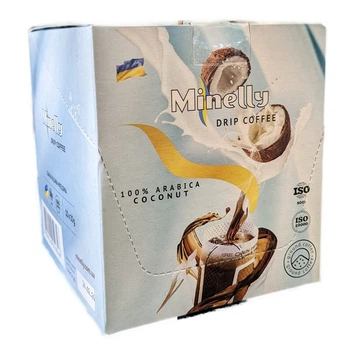 Кофе в дрипах Minelly Coconut 10 шт Минелли 100% Арабика