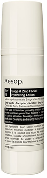 Płyn przeciwsłoneczny do twarzy Aesop Sage & Zinc nawilżający Spf 15 50 ml (9319944034134)