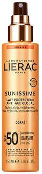 Молочко сонцезахисне Lierac Sunissime Anti-Age Global Spf 50 150 мл (3508240006570)