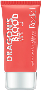 Крем сонцезахисний для обличчя Rodial Dragon’s Blood Hyaluronic зволожувальний Spf 15 50 мл (5060725475595)
