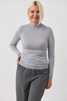 Джемпер тонкий вовна Wear me XS/S Сірий (світлий) (3_25_11152)